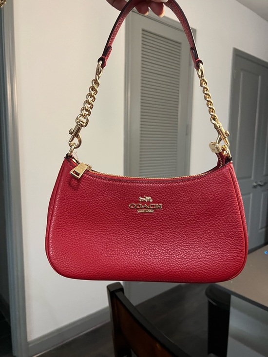 Coach Handbags - Coach Red Teri